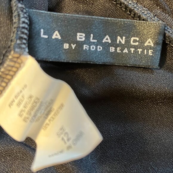 🌷 Flattering La Blanca Ruched Tummy Control Bathing Suit - Picture 6 of 7